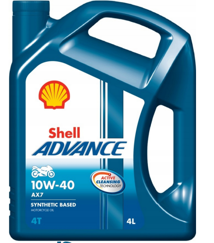 Shell Advance  AX7 4T 10W40 4L
